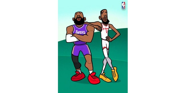 Lakers' stjerneduo stråler på udebane, en legendarisk milepæl nærmer sig Lakers' stjerneduo stråler på udebane, en legendarisk milepæl nærmer sig